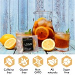Natural Tropical Flavored Fruit Tea Bag Caffeine-Free Non-GMO Gluten-Free Sugar-Free for Pregnant Women Antioxidant