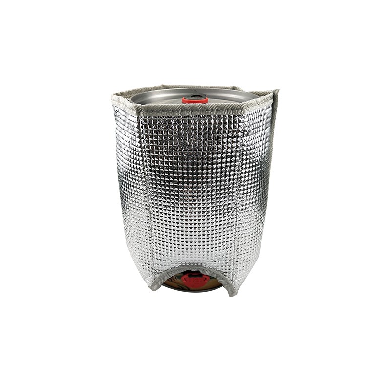 Wine Bottle Bag Manufacturer - Promotional Silver Ice