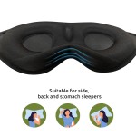 Sleep Mask Factory - Adjustable 3D Silk Design