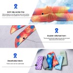 Ice Scarf Manufacturer - Silk Texture Printed Summer