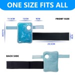 Wrist Ice Pack Manufacturer - Custom Blue Gel Wrap Brace