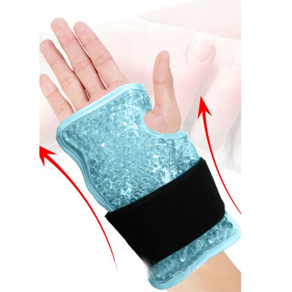 Wrist Ice Pack Manufacturer - Custom Blue Gel Wrap Brace