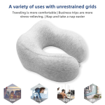 Travel Pillow Manufacturer - U Shaped Modern Wave Cotton