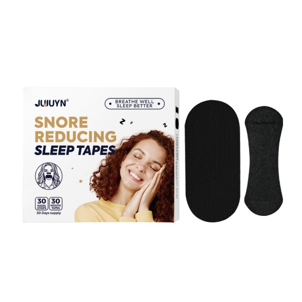 Mouth Tape Manufacturer - Factory Wholesale Breathable Black Closed