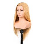Natural Hair Extension Model Factory - Realistic Display Head