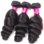 Virgin Loose Wave Bundles Factory - Double Drawn with Closure