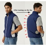 Men's Cooling Vest Supplier - Wind Speed Adjustment