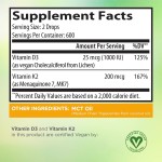 Vitamin D3 Drops Factory - Vegan D3 K2 Liquid Probiotic Strong Bone Support