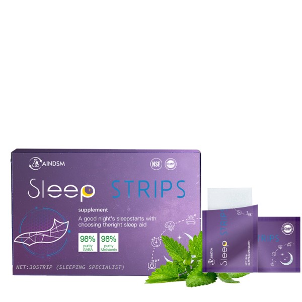 Sleep Strip Supplier - OEM Melatonin GABA Restful Sleep Support Film