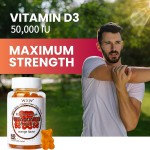 Vitamin D3K2 Gummies Supplier - WXW Stock Orange D3 K2 Adult Bone Health Pregnant