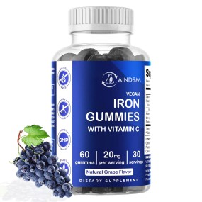 Iron Gummies Manufacturer - Iron Bisglycinate Turmeric Energy Level Gummy