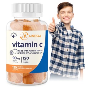 Vitamin C Gummies Supplier - Organic Kids Zinc Immune Brain Bone Gummies