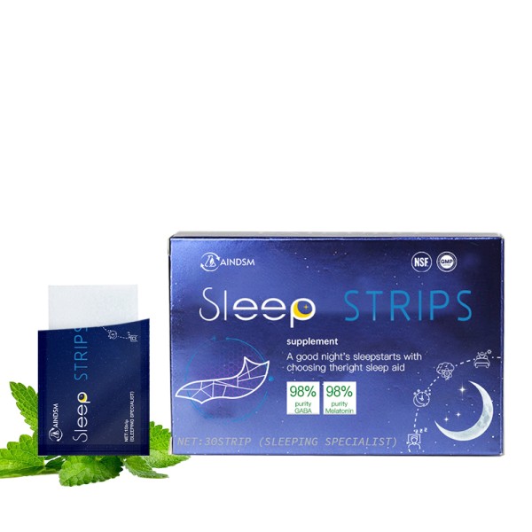 Sleep Strip Supplier - GABA Melatonin Sleep Enhancement Film Strips