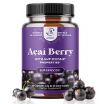 Acai Berry Capsules Supplier - Natural Acai Berry Anti Aging Antioxidant Capsule