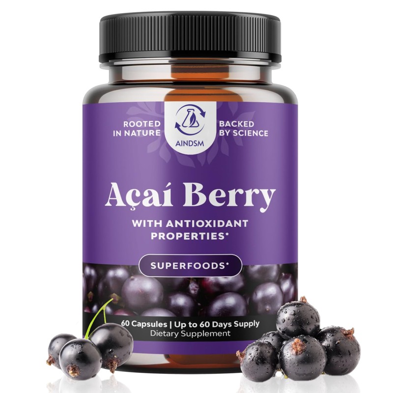 Acai Berry Capsules Supplier - Natural Acai Berry Anti Aging Antioxidant Capsule