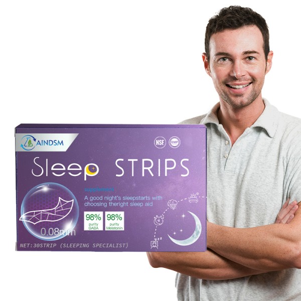 Sleep Strip Supplier - GABA Melatonin New Sleep Product Mint Film
