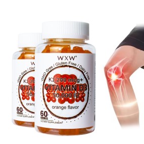 Vitamin D3K2 Gummies Factory - Stock WXW D3 K2 High Absorption Bone Mobility Gummy