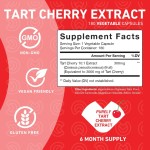 Tart Cherry Capsules Factory - Natural Tart Cherry Extract Recovery Support Capsules