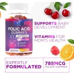 Folic Acid Gummies Factory - Sugar Free Folic Acid Vitamin Mom Health Gummy