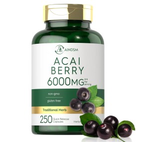 Acai Berry Capsules Factory - Custom Frozen Acai Berry Antioxidant Anti Aging