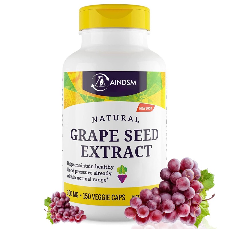Grape Seed Capsules Factory - Pure Grape Seed Extract Boost Energy Capsule