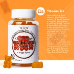 Vitamin D3K2 Gummies Supplier - WXW Stock D3 K2 Immune Health Excellent Taste
