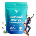 Caffeine Energy Gum Supplier - 125mg Mint Focus Gum