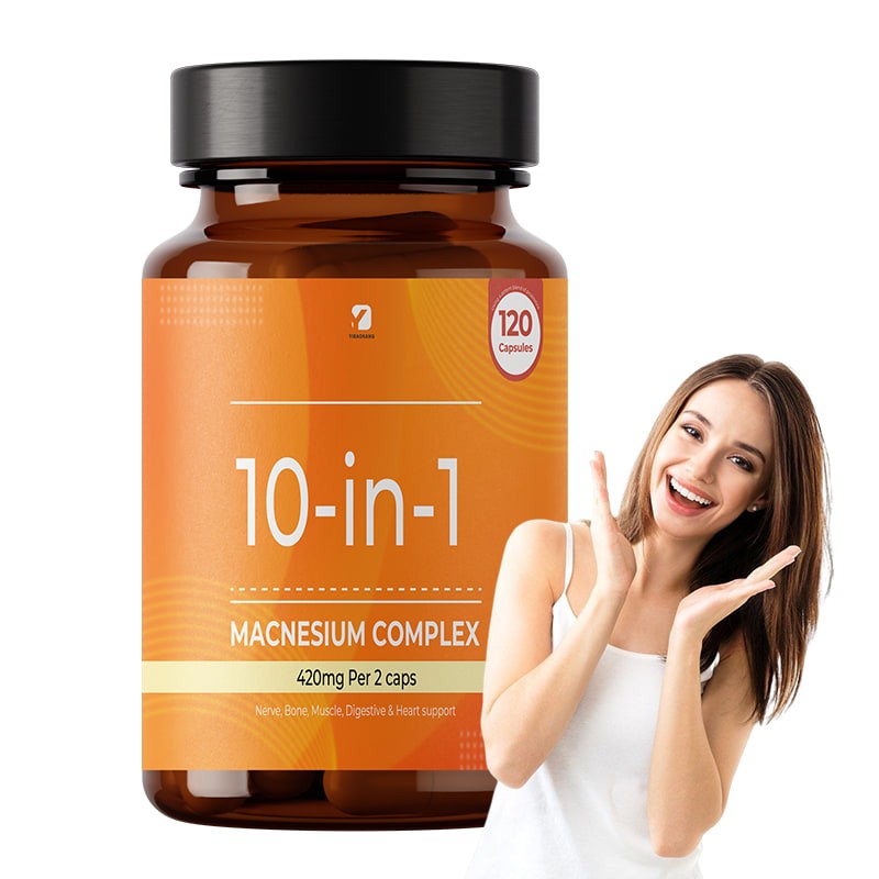 Magnesium Complex Capsules Supplier - 10-in-1 Nerve Heart