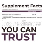 Black Seed Oil Softgel Supplier - 1000mg Vegan Antioxidant