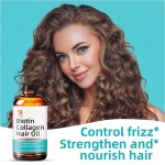 Biotin Collagen Hair Oil Supplier - 4oz Hair Growth Beauty