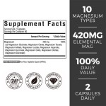 Magnesium Complex Capsules Supplier - 10-in-1 Nerve Heart