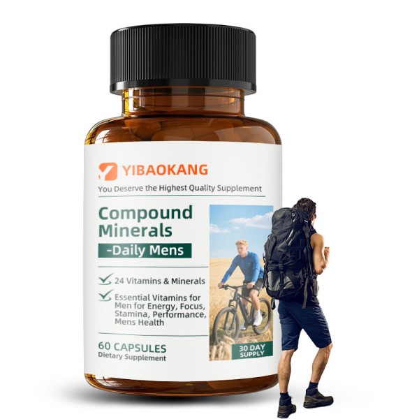 Men's Multivitamin Capsules Factory - 60 Liquid Capsules