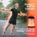 Krill Oil Capsules Supplier - 500mg Heart Brain Support
