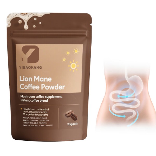 Mushroom Coffee Supplement Supplier - Lion Mane Intestinal Health