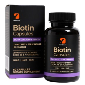Biotin Collagen Keratin Supplement Supplier - 25000mcg Hyaluronic Acid