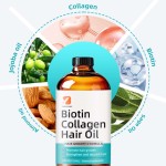 Biotin Collagen Hair Oil Supplier - 4oz Hair Growth Beauty