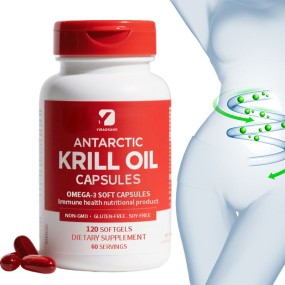 Antarctic Krill Oil Capsules Manufacturer - 1000mg 120 Pieces