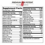 Daily Multivitamin Tablets Supplier - Men 50+ Energy Tablets