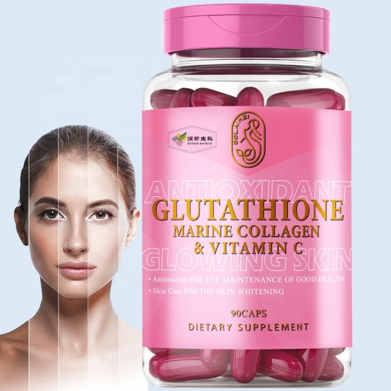 Glutathione Softgels Manufacturer - Private Label Gluta Collagen Skin Capsules