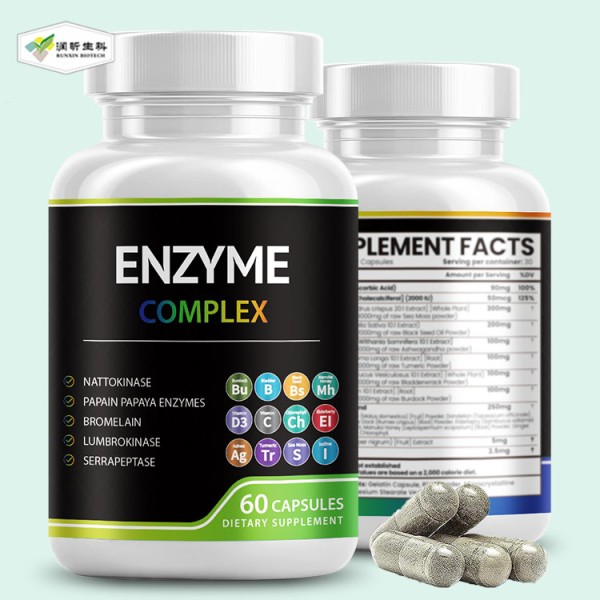 Enzyme Capsules Supplier - Best Price Multi-Enzyme Organic Vegan Probiotic