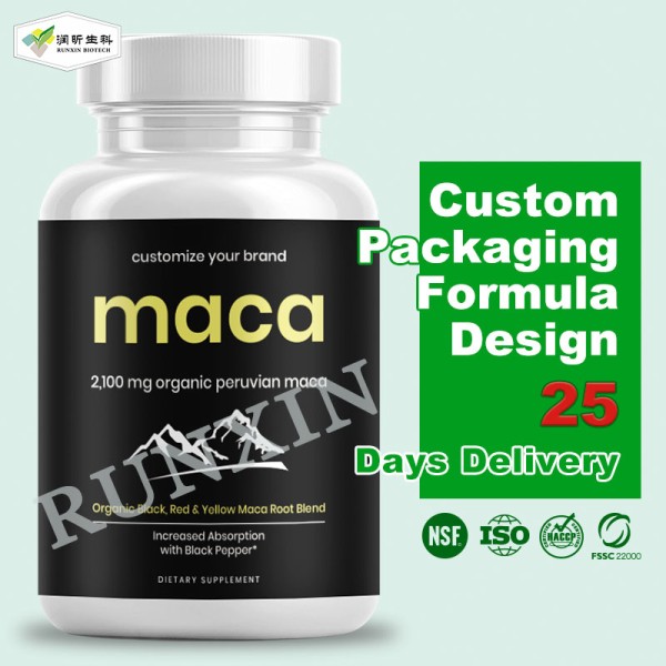 Men Energy Capsules Supplier - OEM Herbal Fertility Booster Maca Dietary