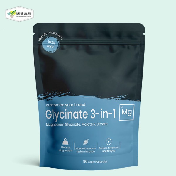 Magnesium Capsules Supplier - Complex L-Threonate Glycinate Immune Bone Health