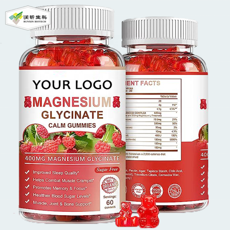 Magnesium Gummies Supplier - Magnesium Potassium Vitamin D B6 CoQ10 Glycinate