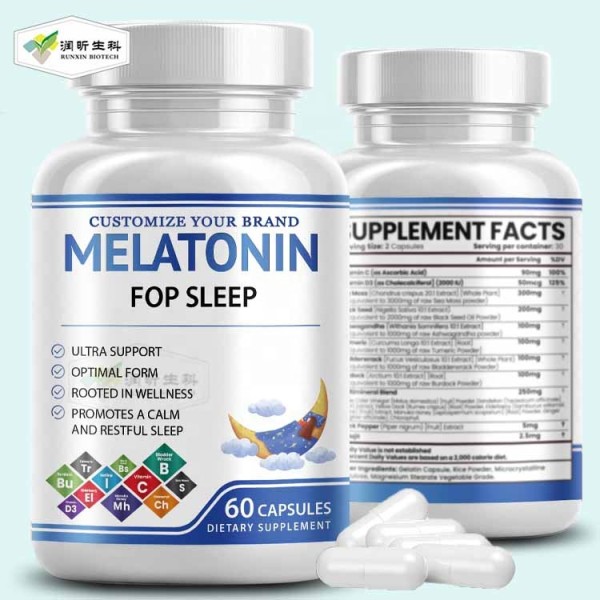 Sleep Capsules Supplier - Improve Sleep Quality Natural Herbal Hypnotic Nerve