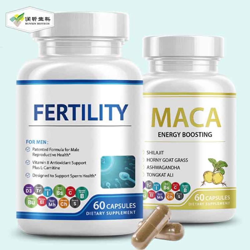 Men Energy Tablets Manufacturer - OEM Fertility Maca Powder Ginseng Pills