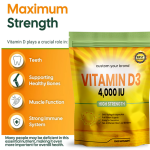 Vitamin D3 Softgels Factory - Customized OEM 4000 IU Maximum Strength Immunity