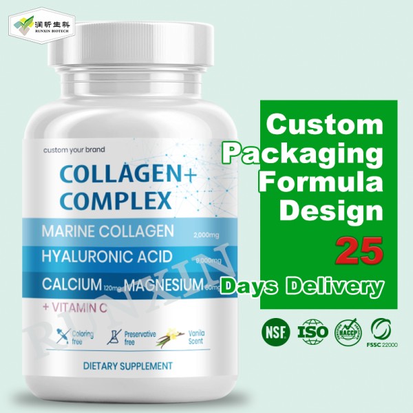Collagen Tablets Factory - Supply Collagen Vitamin C Skin Hair Nail Support