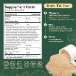 Mushroom Coffee Powder Supplier - Runxin OEM Lions Mane HALAL Certified 120g