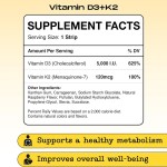 Vitamin K2 D3 Liquid Factory - Hot Sale 4 in 1 Energy Immunity Candy Dissolving