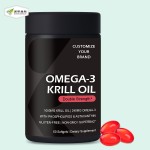 Omega-3 Capsules Factory - 1000mg EPA DHA Astaxanthin Krill Oil Softgels